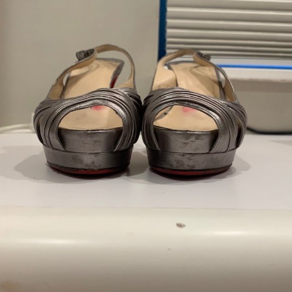 Christian Louboutin metallic heel 6.5 / 36.5 - Picture 7 of 7